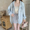 Oversized Baby Blue Jacket