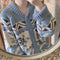 Vintage Blue Knitted Cardigan