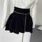 Velvet Puffy Mini Skirt