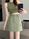 Cargo High-waisted Skirt