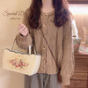 Solid Color Knitted Sweater
