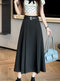 High-waisted Pleated Skirt