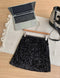Velvet Sequined Skirt