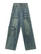 Punk Street Wear Denim Pants