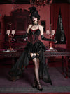 Gothic Rococo Boned Velvet 3pcs Set