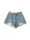 Fashionable Ripped Raw Cut Shorts