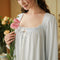 Long Sleeve Vintage Lace Nightdress