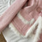 Pink Sweet Faux Fur Coat + Skirt 2pcs Set