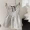 Coquette Pearl Strapless Dress