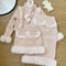 Cute Faux Fur Coat + Skirt 2pcs Set