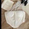 Coquette Mesh One-shoulder  Top