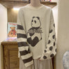 Jacquard Loose Fit Sweater