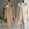 Cute Girly Fleece Jacket + Skirt 2pcs Set