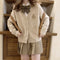 Loose Fit V Neck Knitted Cardigan