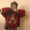 Cute Vintage Red Loose Fit Sweater