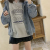 Vintage Loose Fit Hoodie Top