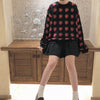 Vintage Loose Fit Black Sweater