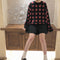 Vintage Loose Fit Black Sweater