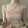 Rainbow Stripe Slim Fit Cami Top