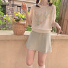 Pearl floret Knitted Top