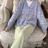 Romantic Rose Knitted Cardigan