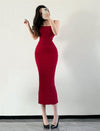 Coquette Bodycon Split Dress