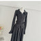 Cozy Knit Full Button Shirt + Long Skirt 2pcs Set