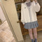 Preppy Style Embroidered Cardigan