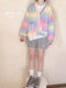 Rainbow Knitted Cardigan