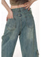 Punk Street Wear Denim Pants