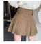 Pleated Solid Color Skirts