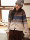 Vintage Fair Isle Knit Cardigan