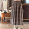 Mori Plaid Long Skirt