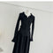 Cozy Knit Full Button Shirt + Long Skirt 2pcs Set