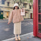 Sweet Round Collar Quilted Coat