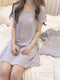 Lavender Purple Romantic Nightdress