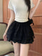 Cute Cake Hem Skirt