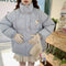 Stand Collar Loose Fit Coat