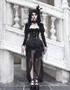 Dark Gothic Alice Corset Dress 5pcs Set