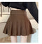 Pleated Solid Color Skirts