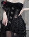 Dark Gothic Alice Corset Dress 5pcs Set