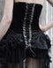 Dark Gothic Alice Corset Dress 5pcs Set