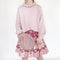 Soft Frilled Collar Knitted Sweater