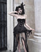 Dark Gothic Alice Corset Dress 5pcs Set