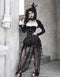 Dark Gothic Alice Corset Dress 5pcs Set