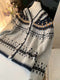 Fair Isle Knit  Full Buttoned Hooded Top