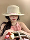 Bow Bucket Straw Hat