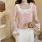 Romantic Frilled Collar Shirt