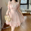 Kawaii Gauze Floral Dress