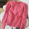 Pink Lovely Heart Cardigan